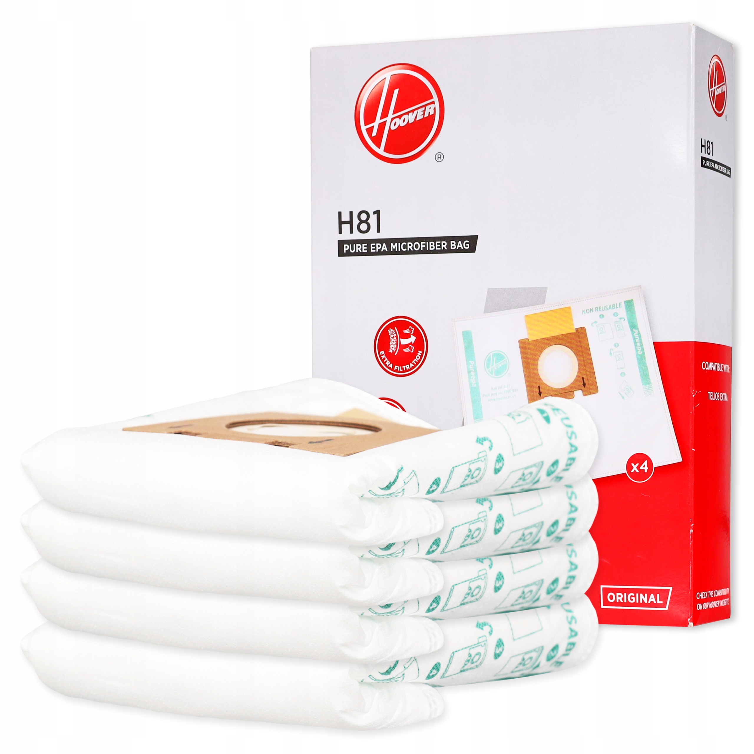 Vrecká Hoover H81 z mikrovlákna Pure Epa 35601865