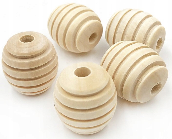 

Koraliki drewniane rzeźbione 14mm/50szt PJ-0805