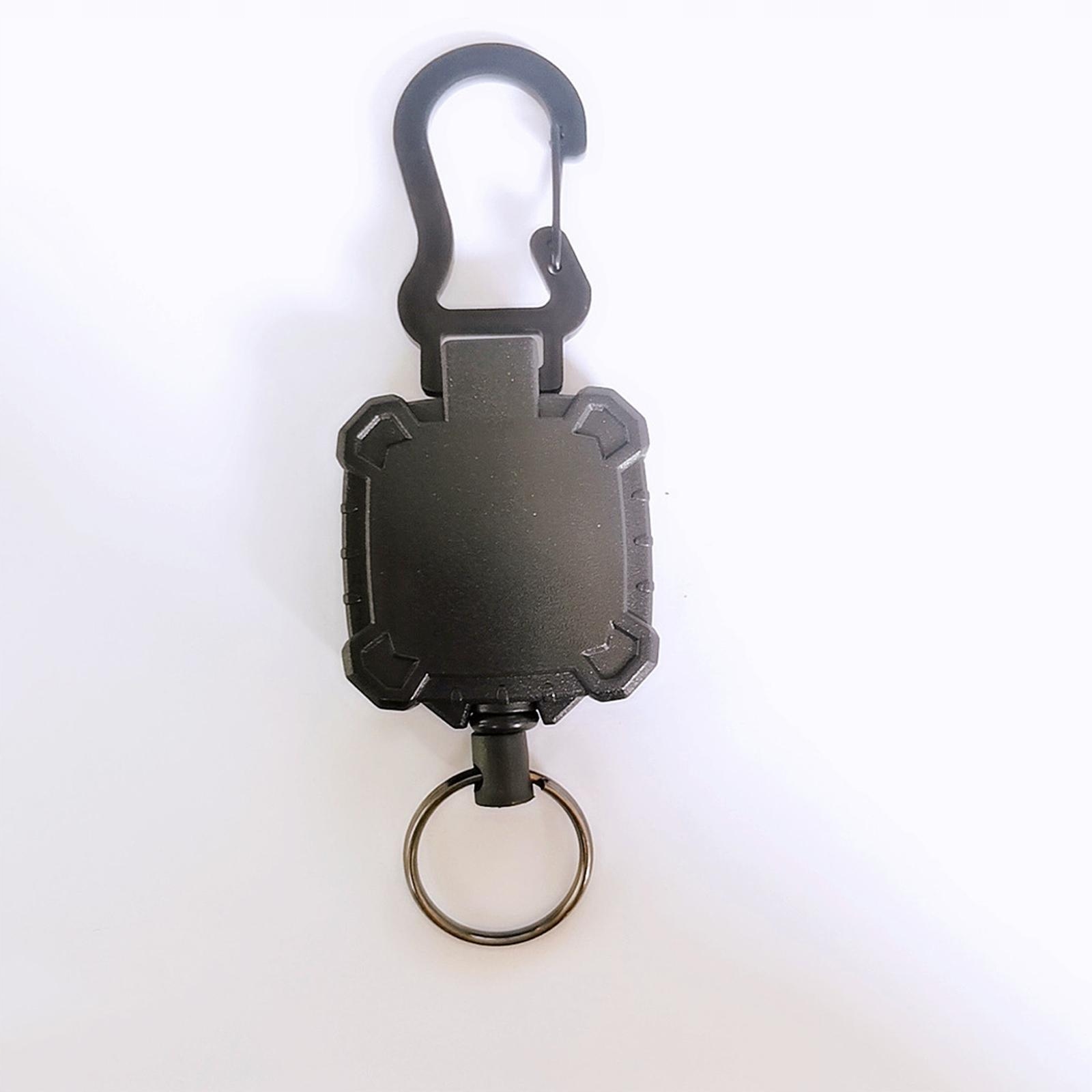 wkv-Metal Keychain Pull Keyring Telescopic Wi Kolor bezbarwny