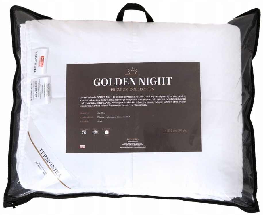 Přikrývka 220x200 antialergická letní deka Letní Polsko bílá prošívaná