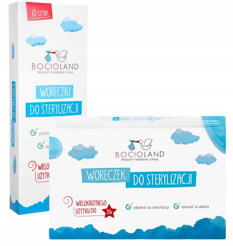 BOCIOLAND WORECZKI DO STERYLIZACJI BUTELEK SMOCZKI