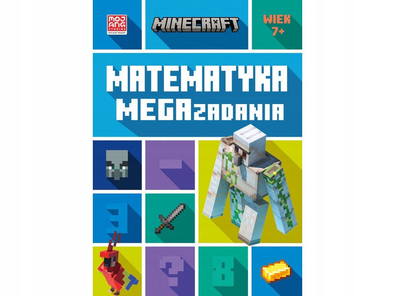 Książka Minecraft Matematyka Megazadania 7+