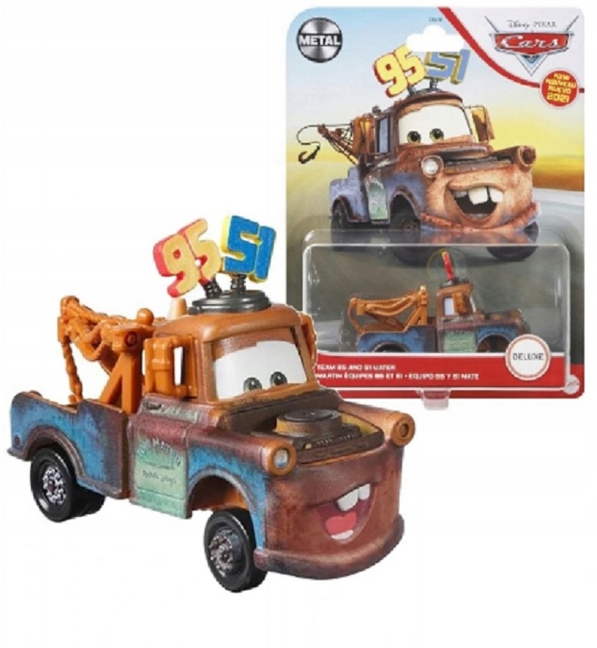 

Złomek Brązowy Holownik Tow Mater Disney Auta Cars