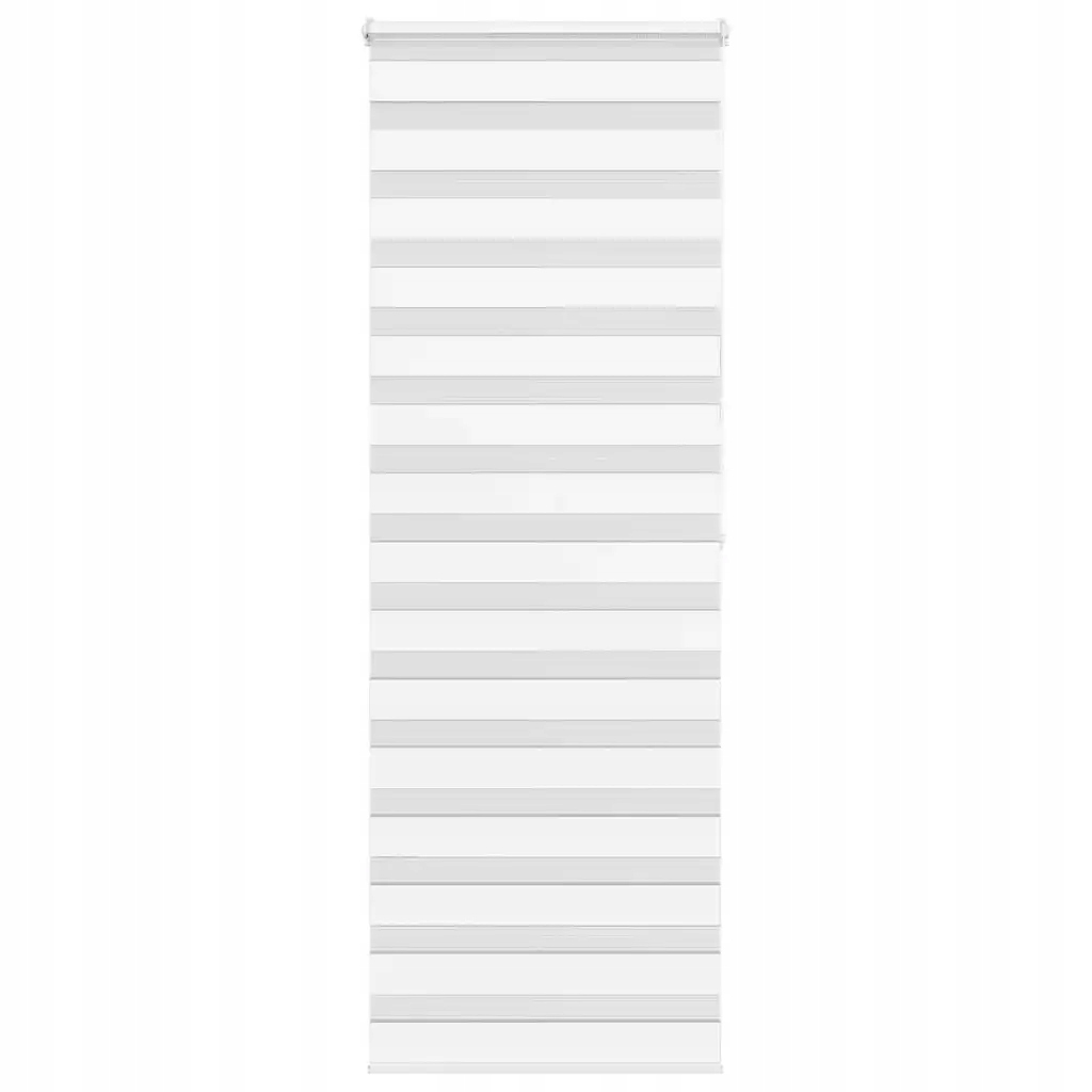 Zebra roleta bílá 90x200 cm šířka látky 85,9 cm polyester Bílá 4014779
