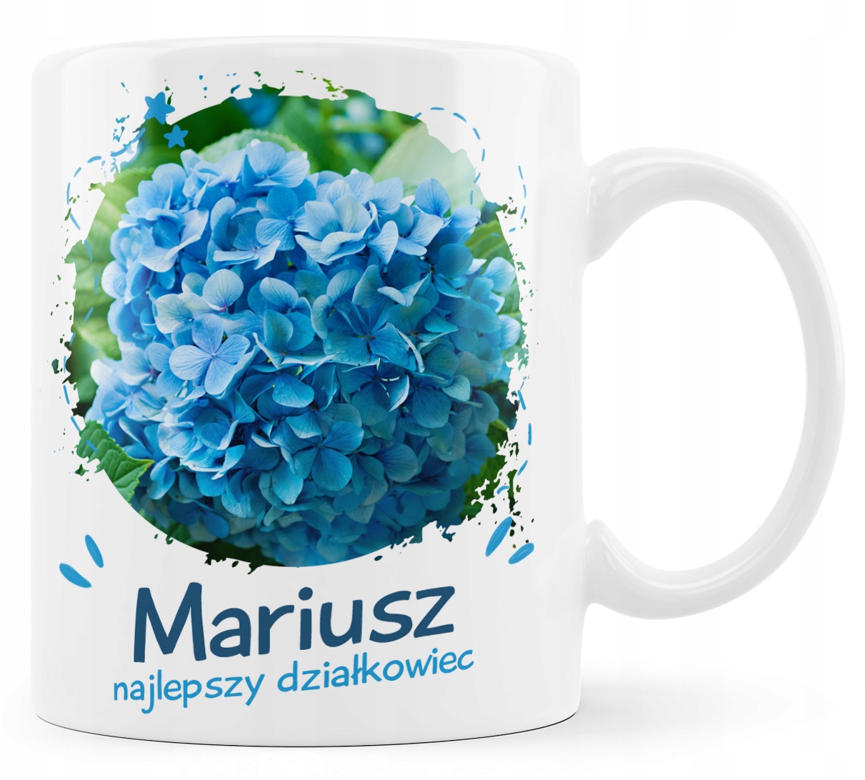 

Kubek działkowca najlepszego Twoje imię na kubku