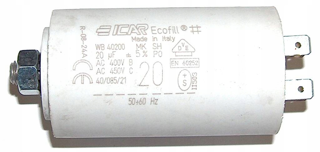 

Kondensator 20uF Do Sil. Elektr. 1700-2000W