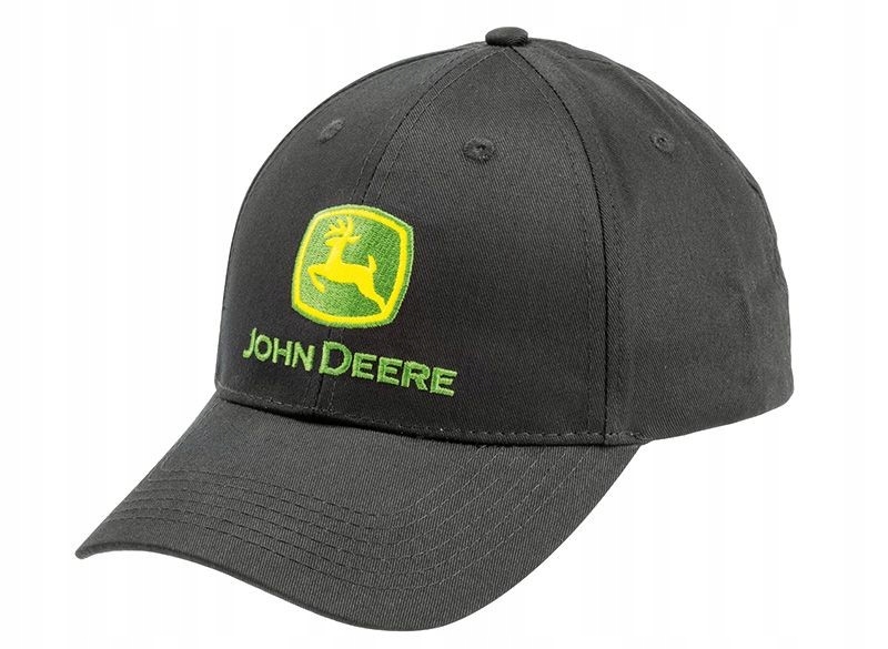 Czapka z daszkiem czarna z logo John Deere MC13080000BK