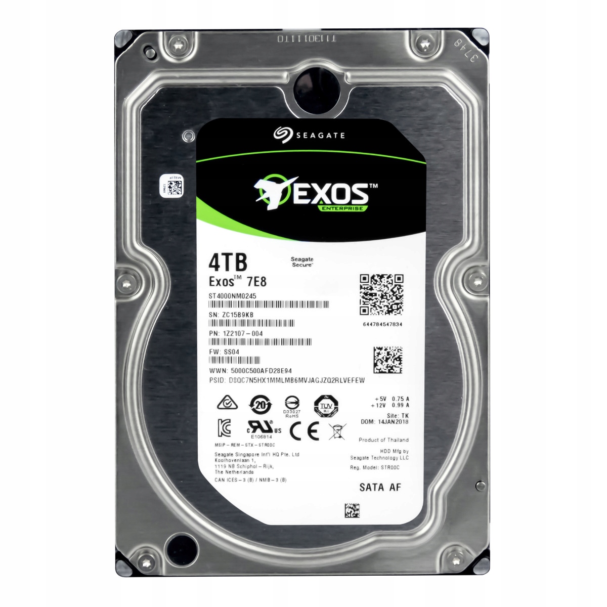 Seagate 4TB 7.2K 128MB Sata III 3.5'' ST4000NM0245