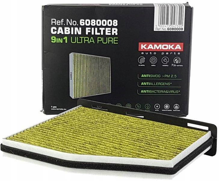 

Kamoka Filtr Kabinowy Bio Audi A3 8P Q3 8U Tt 8J