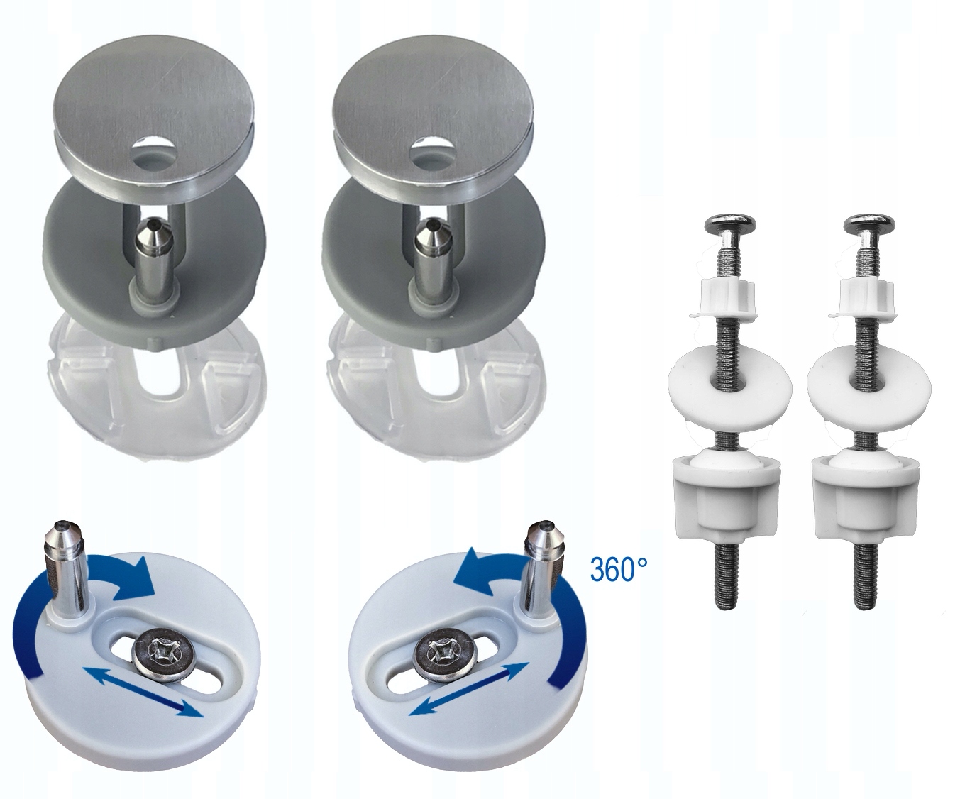 deska sedesowa wolnoopadająca uniwersalna standard Cechy dodatkowe deska antybakteryjna deska samoopadająca deska wypinana