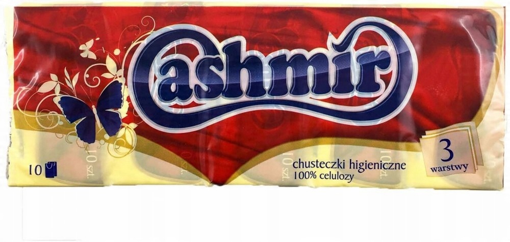 

Chusteczki higieniczne Cashmir 10sztx10 chusteczek