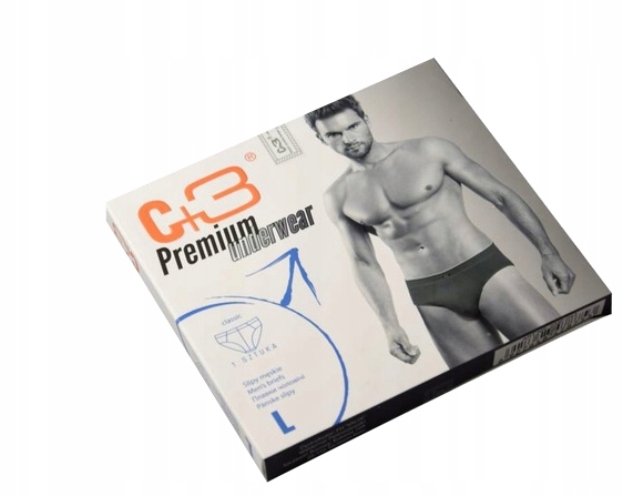 SLIPY MĘSKIE Premium bawełniane C + 3 roz XL Rozmiar XL