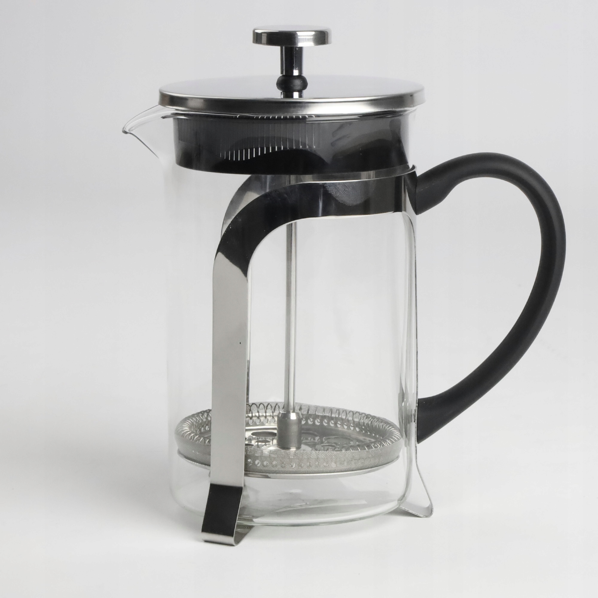 DZBANEK Z ZAPARZACZEM DO KAWY HERBATY ZIÓŁ STALOWY 800 ML FRENCH PRESS