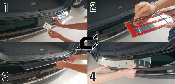 Croni Kryt Nárazníka Škoda Octavia 5E Fl 2017 Karbón