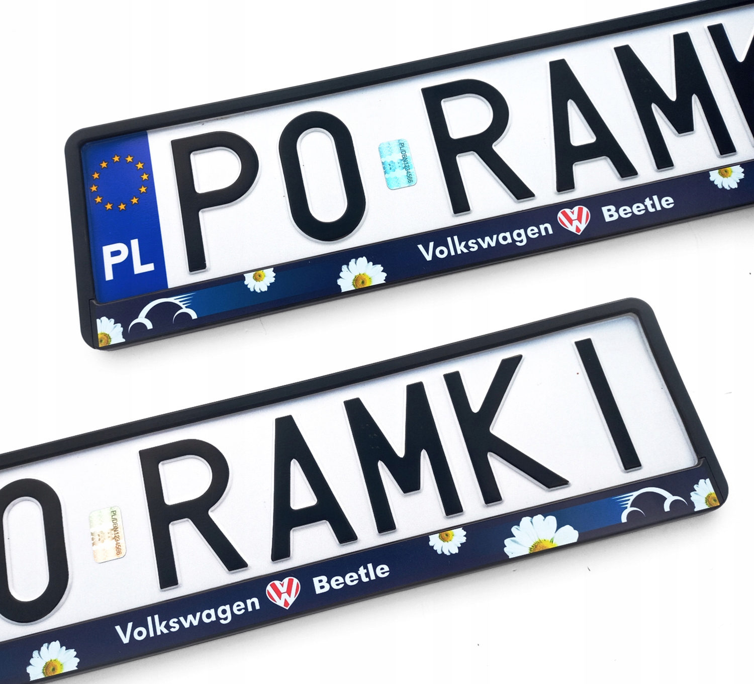 Volkswagen New Beetle Garbus Żuczek cabrio ramka pod tablice rejestracyjną