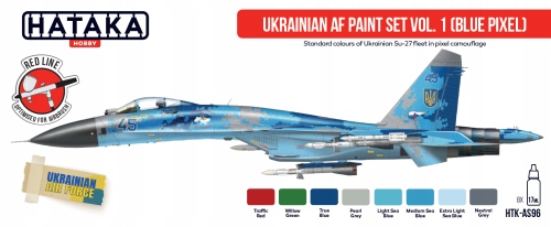 Hataka AS96 Ukrainian Af paint set vol.1 Blue Pixel