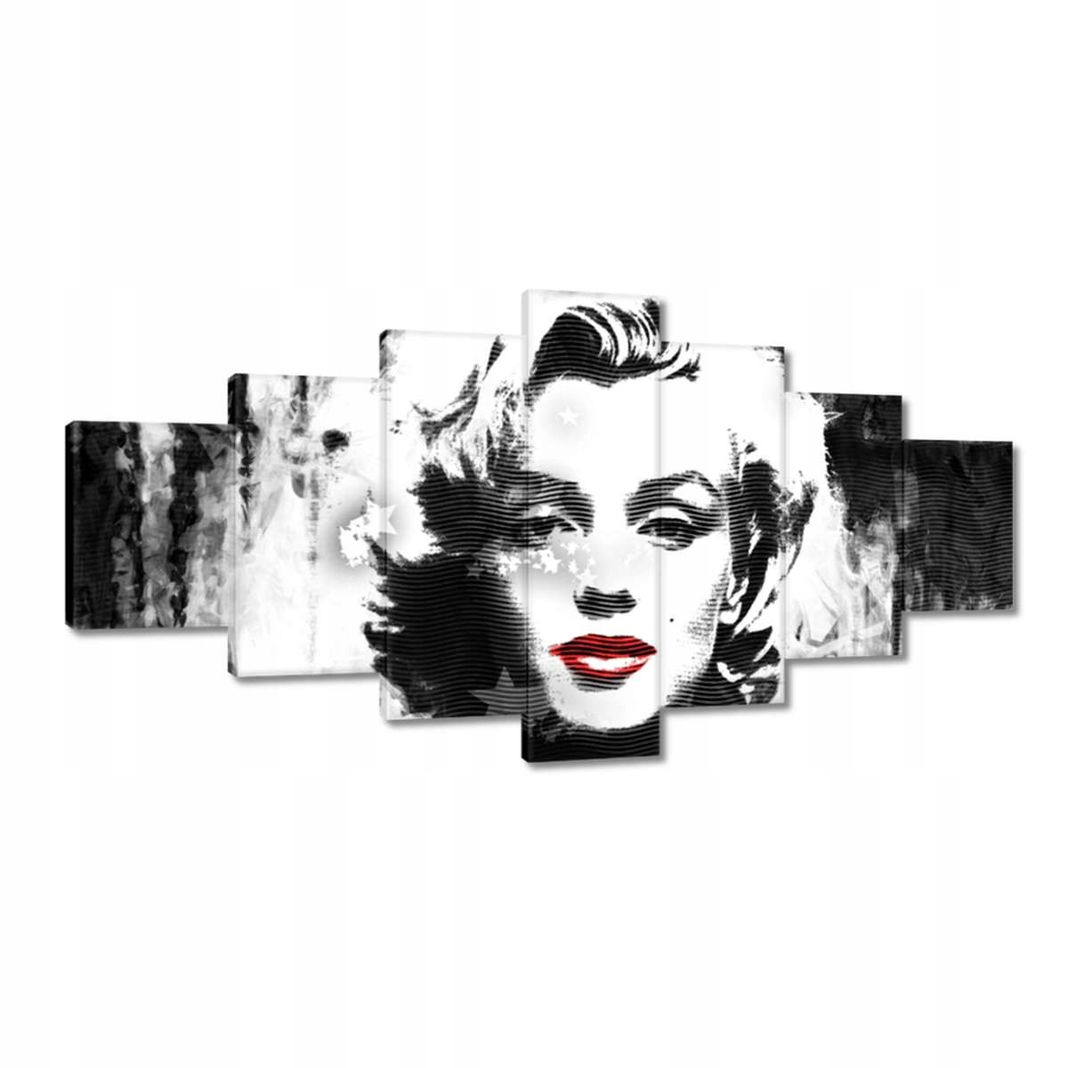 Obrazy 210x100 Marilyn Monroe Ústa Rty