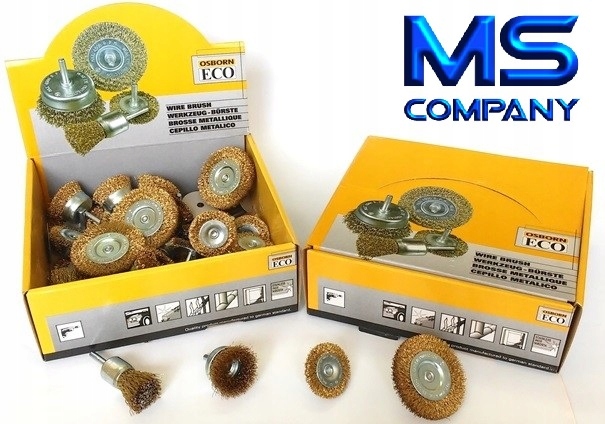 Set of steel and brass brushes 36 pcs.