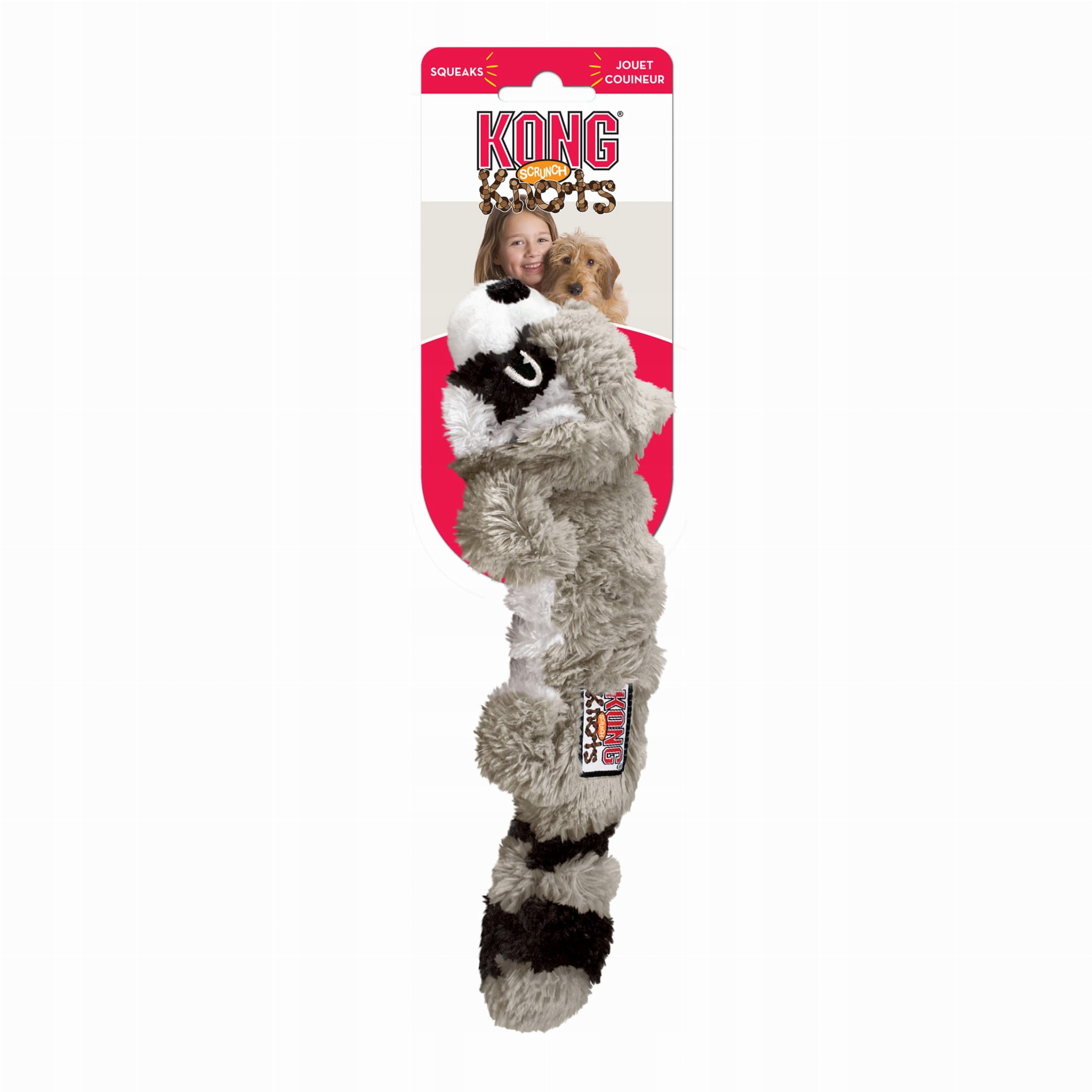 

Kong Zabawka gryzak Knots Scruch Raccoon M/L