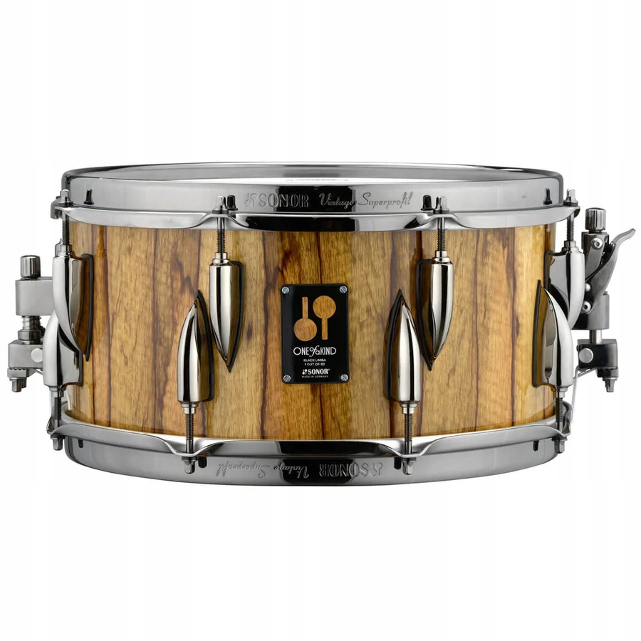Sonor One of a Kind Black Limba snare bubínek 13"x6,5"
