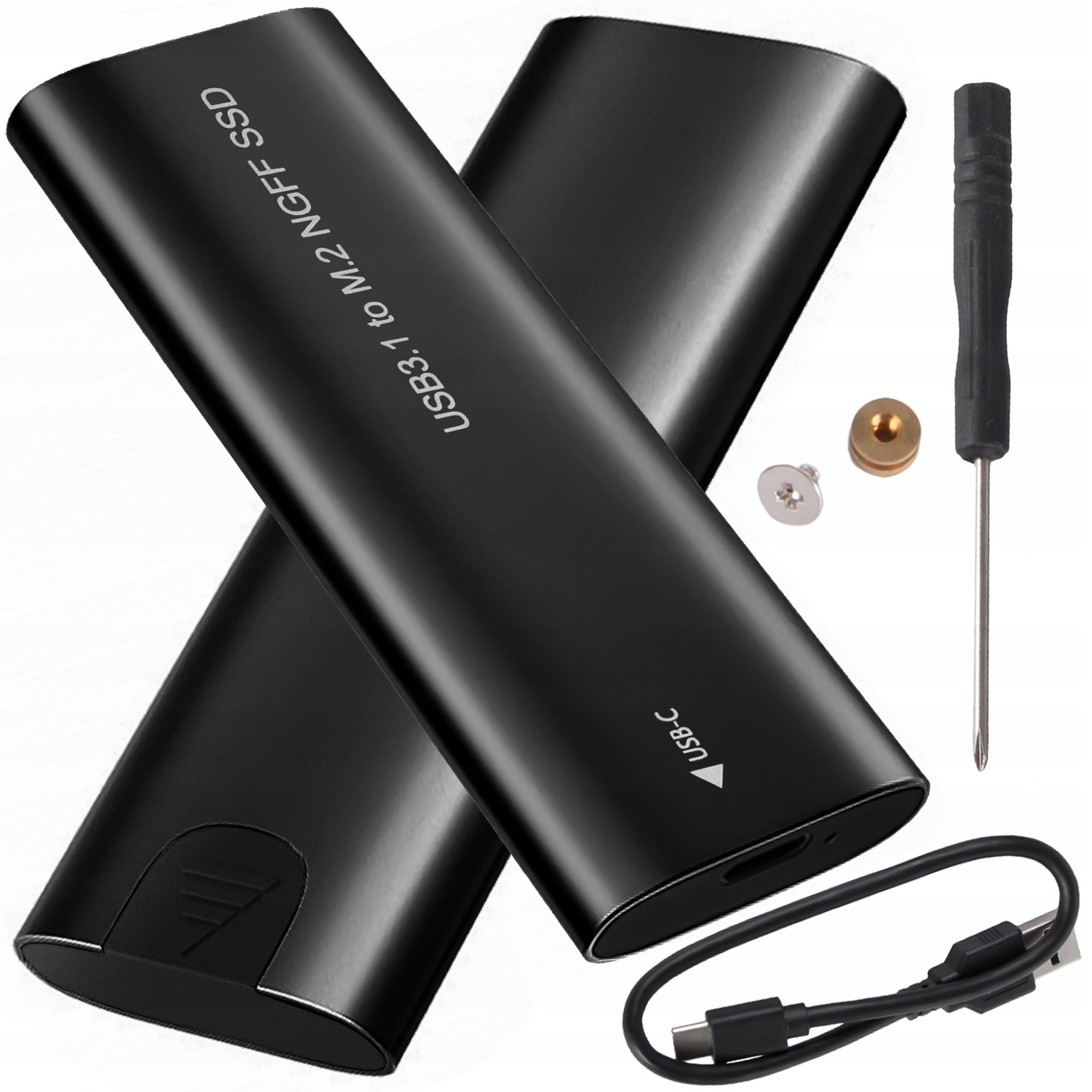 Obudowa adapter dysku kieszeń na dysk SSD NGFF SATA m.2 USB 3.1 USB-C typ-c