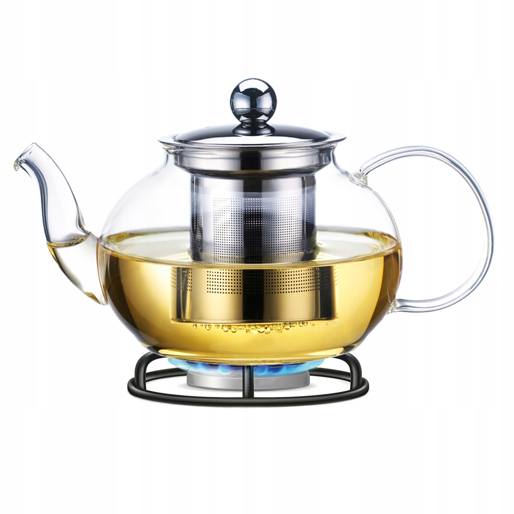 DZBANEK SZKLANY ZAPARZACZ HERBATY ZIÓŁ Stan opakowania oryginalne