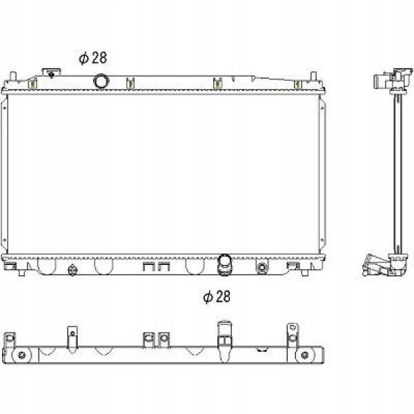 Chłodnica Honda Jazz 07 2008