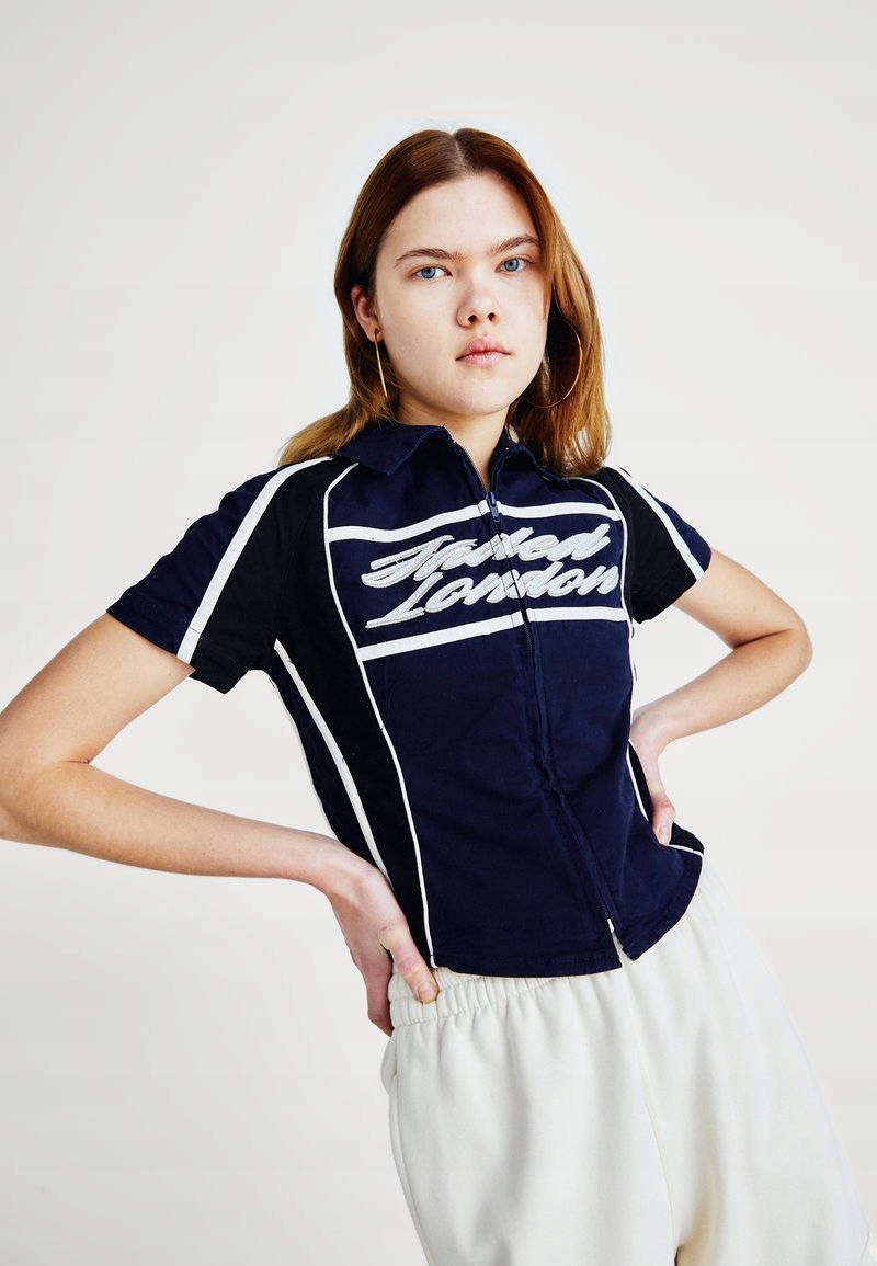 Košile na zip s krátkým rukávem Jaded London 38