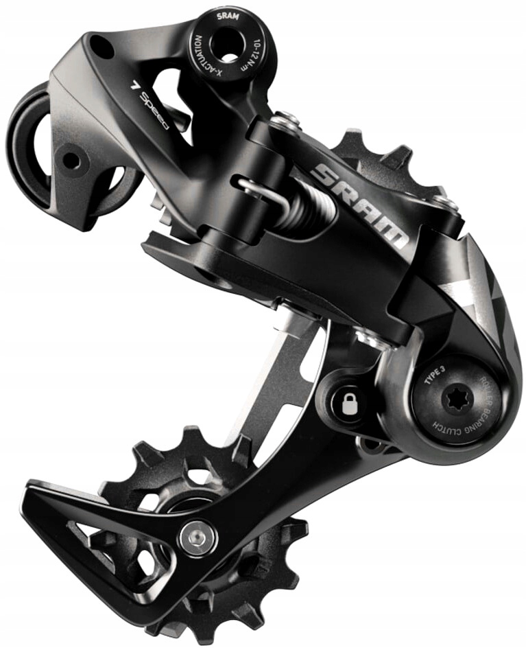 Zadní přehazovačka Sram X01 Dh 7 rz 1x7 krátký kočárek Blk
