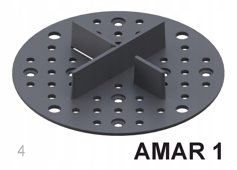 Podstawka podkładka czarna 2mm DDP002B Deck-Dry pod płyty Taras kpl 100 szt