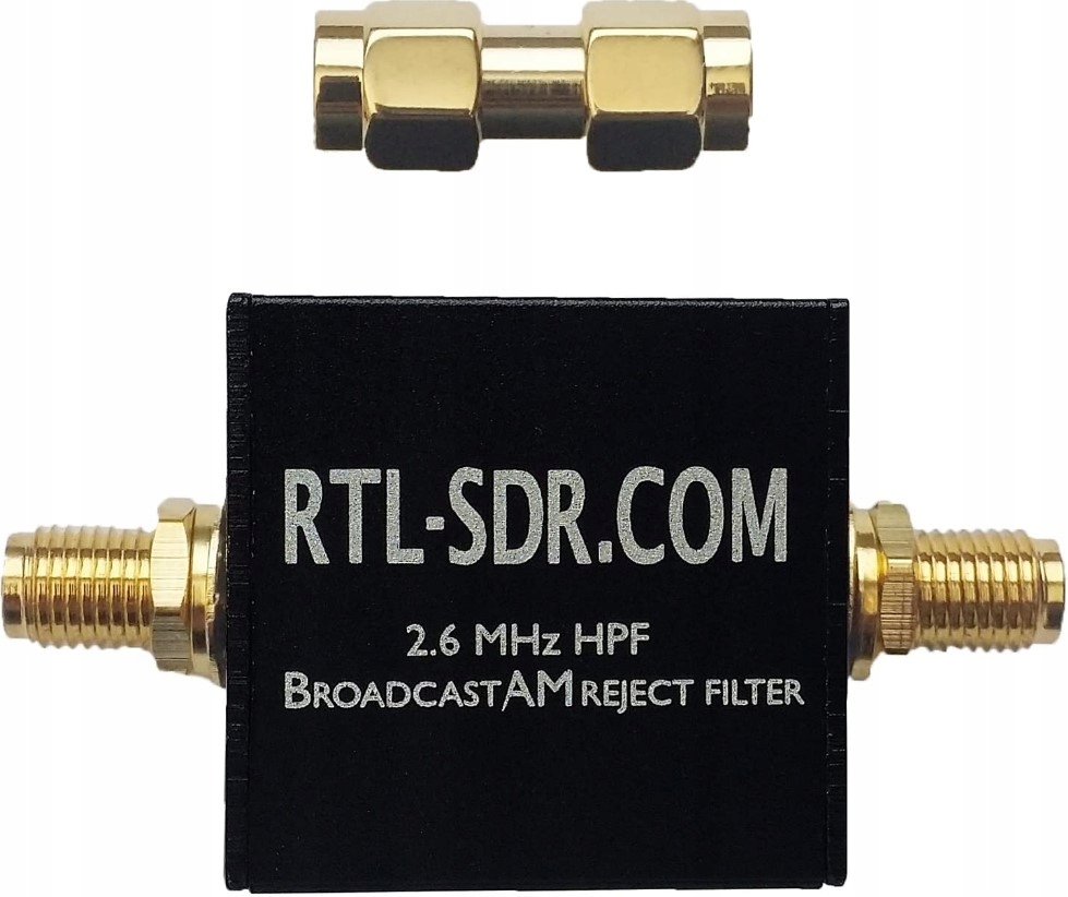 Filtr broadcasting Am 2.6MHz Hpf do odbiorników Sdr skanerów tłumik sygnału
