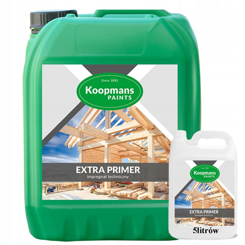 Extra Primer od Koopmans bezbarwny impregnat do każdego drewna 5 Litrów