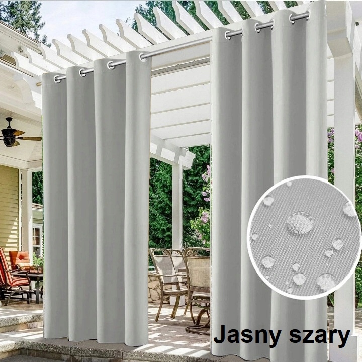 ZASŁONY OGRODOWE 155x240 DO ALTANY TARASU OGRODU Szerokość 1.55 m