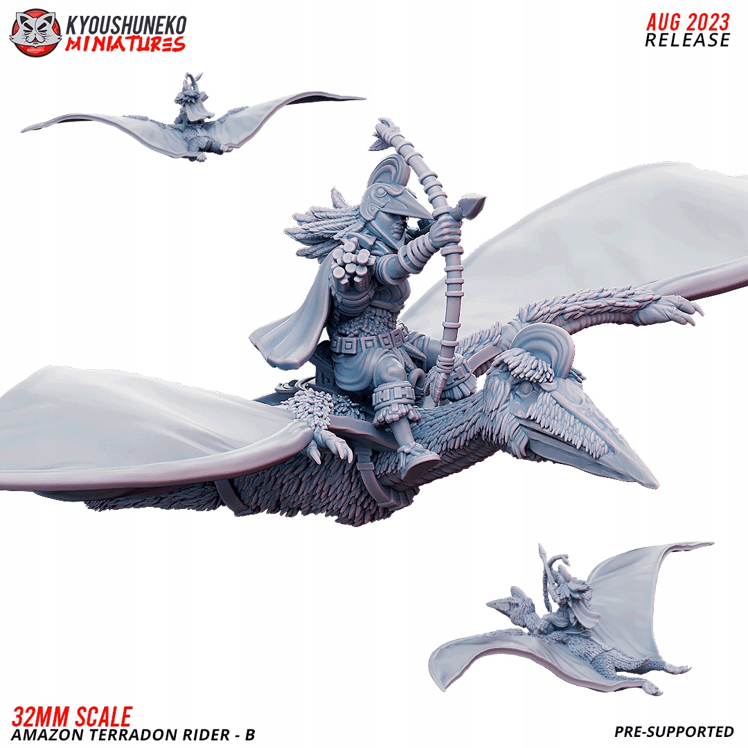 Amazon Terradon Rider B Kyoushuneko Miniatures