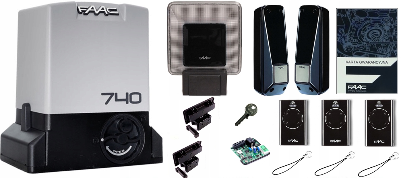 Napęd do bramy przesuwnej FAAC 740 DELTA 2