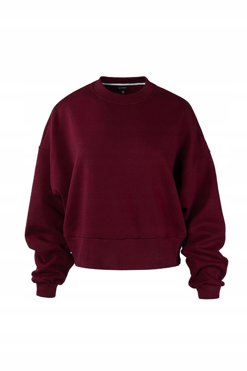Ander Mikina Vkládací Bez Kapuce Stahovací pásky Rosa Bordo M
