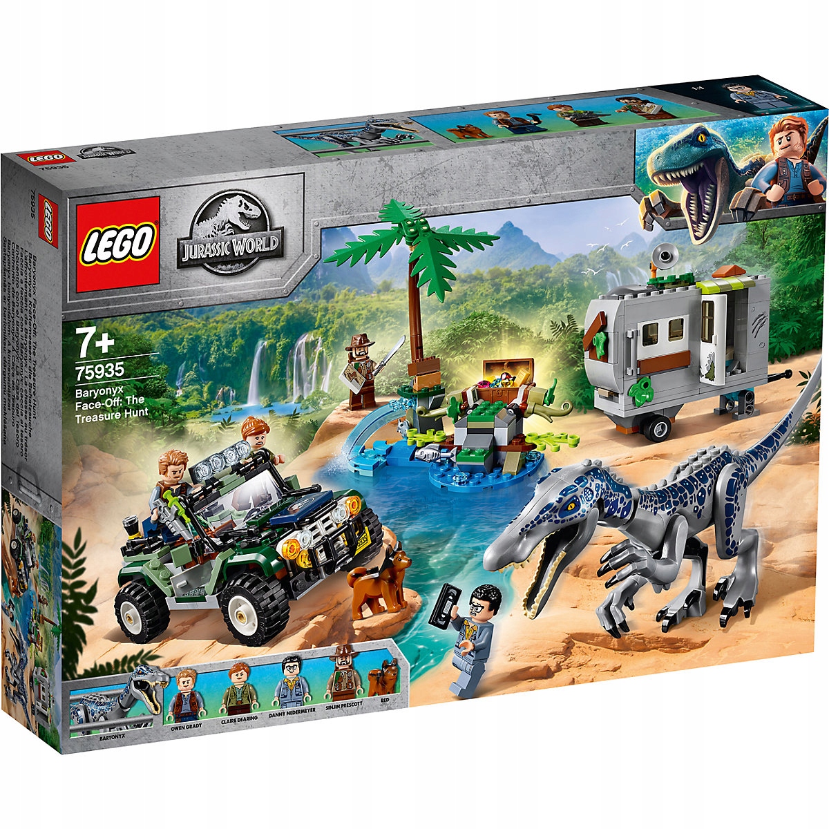 

Lego Jurassic World Starcie z barionyksem 75935