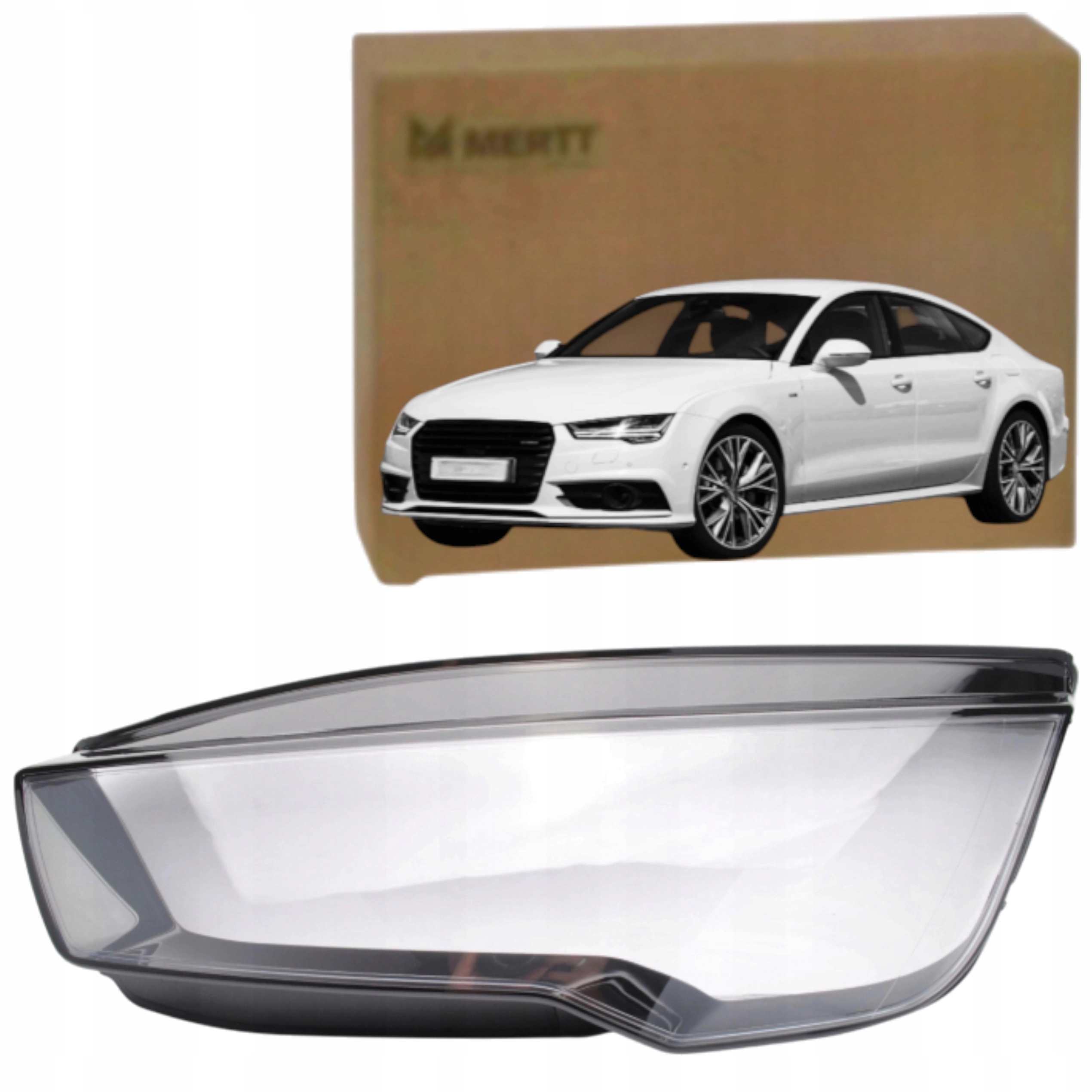 Audi A7 S7 RS7 4G 2014-2018 po faceliftu Klosz Levé sklo světlometu lampa
