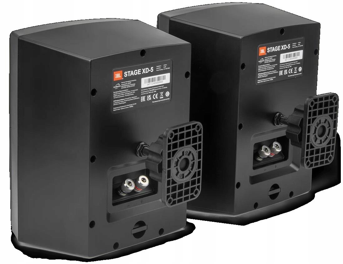 JBL XD-5 CZARNE - GŁOŚNIK ŚCIENNE + UCHWYTY MONTAŻOWE / ZEWNĘTRZNE Model XD5