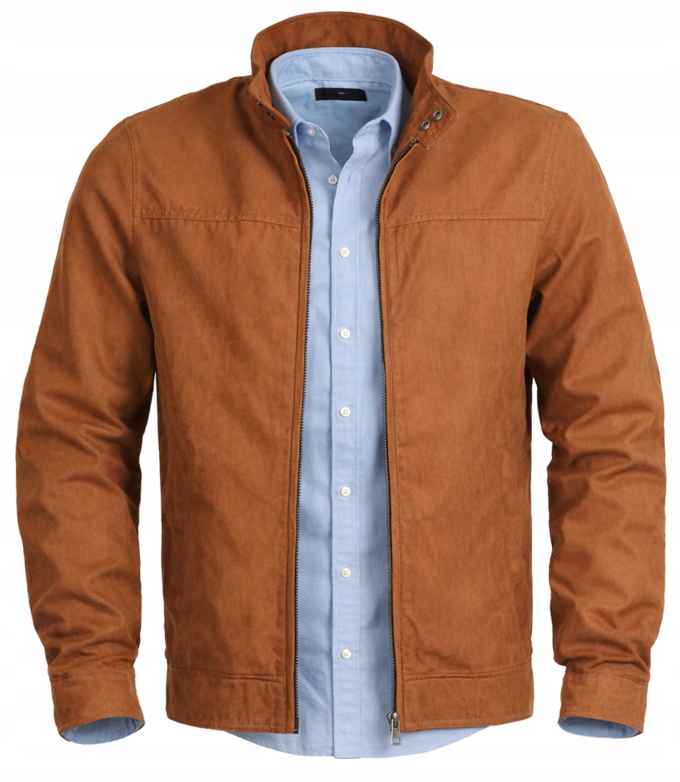 2XL-KURTKA Męska Wiosenna Z Imitacji Zamszu CANADA-2