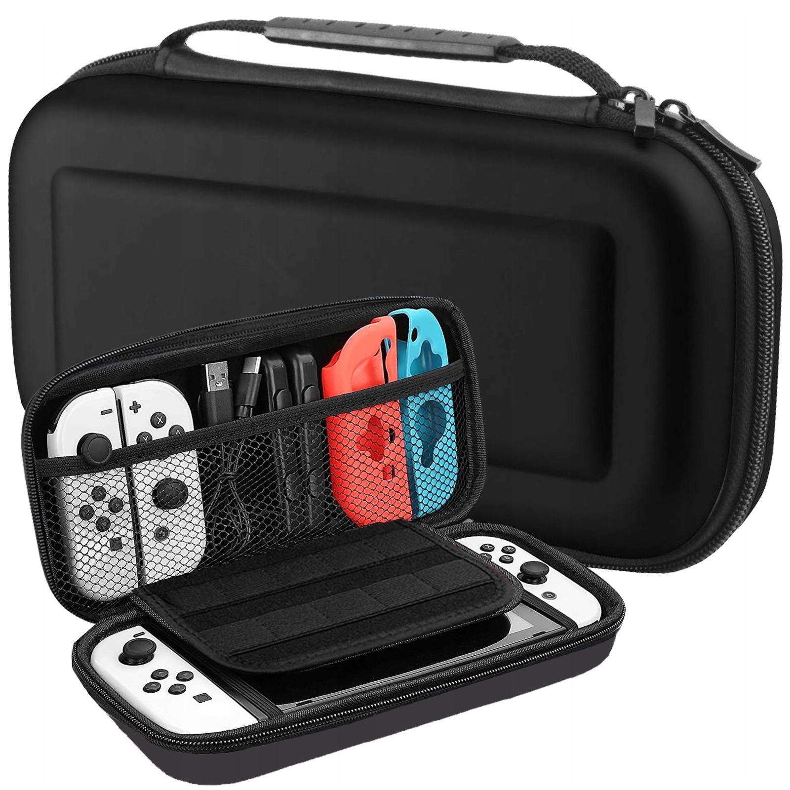 ETUI FUTERAŁ WZMOCNIONY DO NINTENDO SWITCH OLED CZARNY