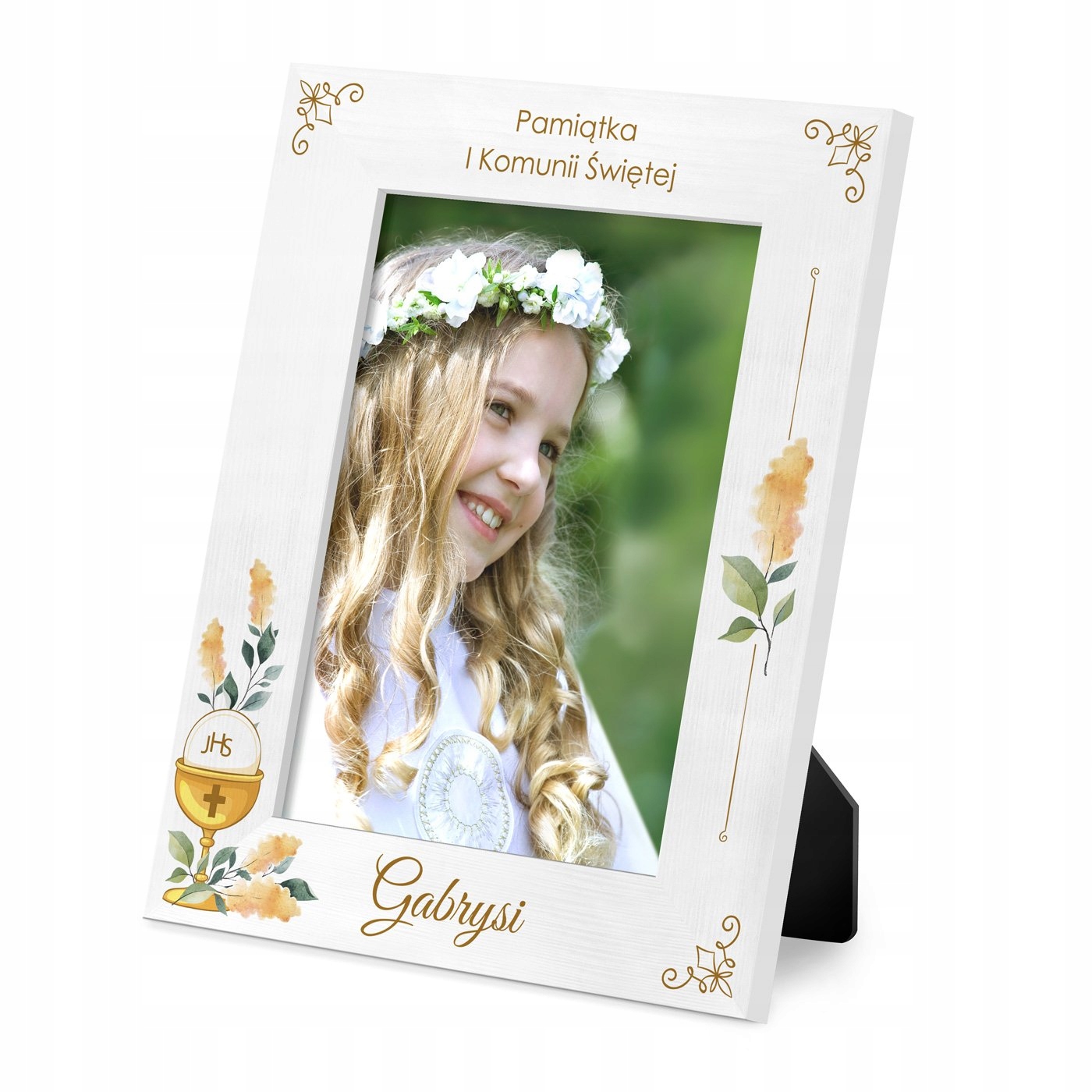 

Biała Ramka Na Zdjęcia Na Komunie Chrzest