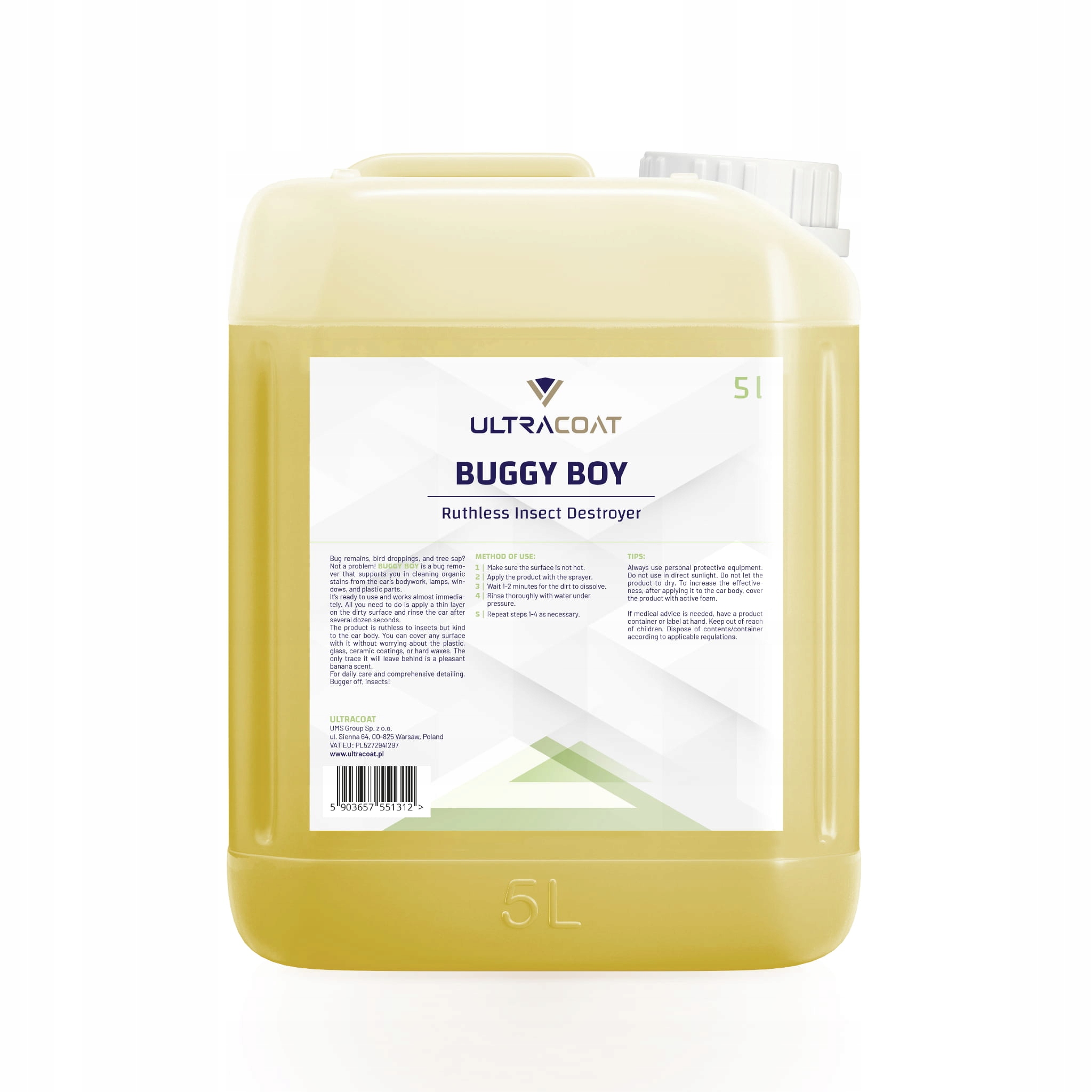 Ultracoat Buggy Boy 5L Usuwanie owadów