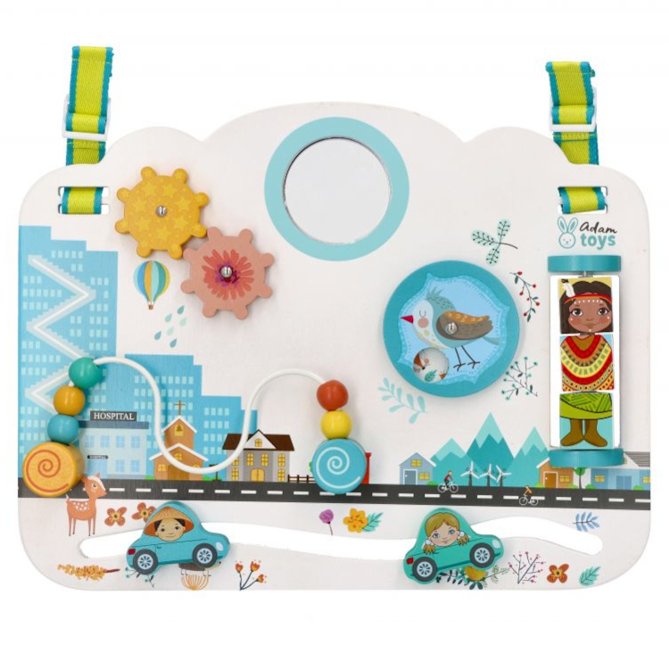 

Sensoryczna tablica manipulacyjna dzieci Adam Toys