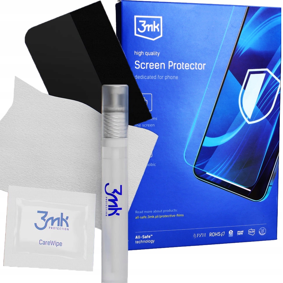 Folia ochronna do smartfona, telefonu na ekran tył, bardzo mocna, 3mk