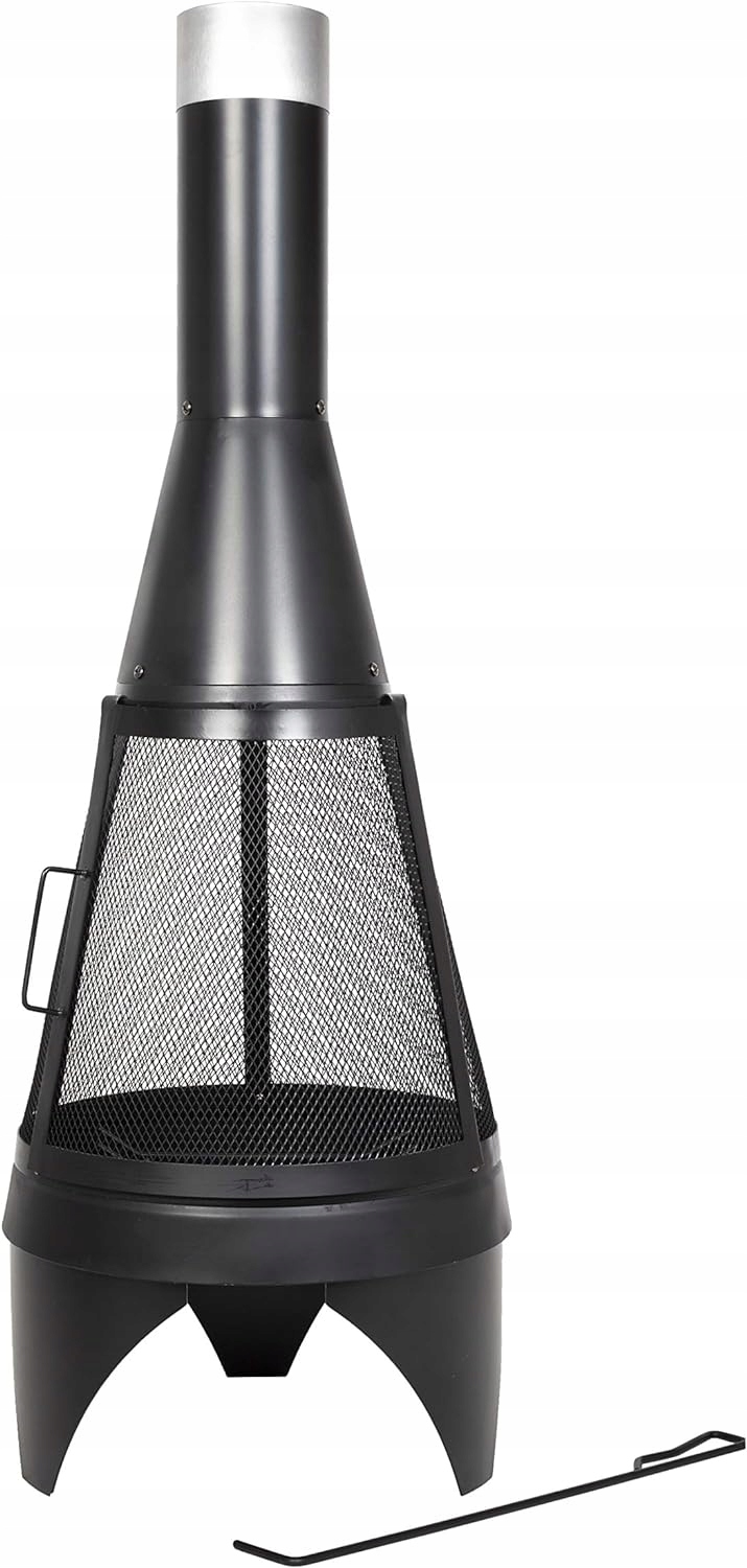 La Hacienda Piec stalowy 44 x 44 x 125cm
