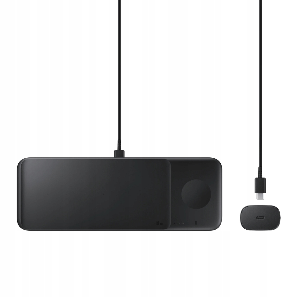 Nabíjacia stanica Samsung Wireless Charger Trio pre Galaxy Watch, Tws čierna