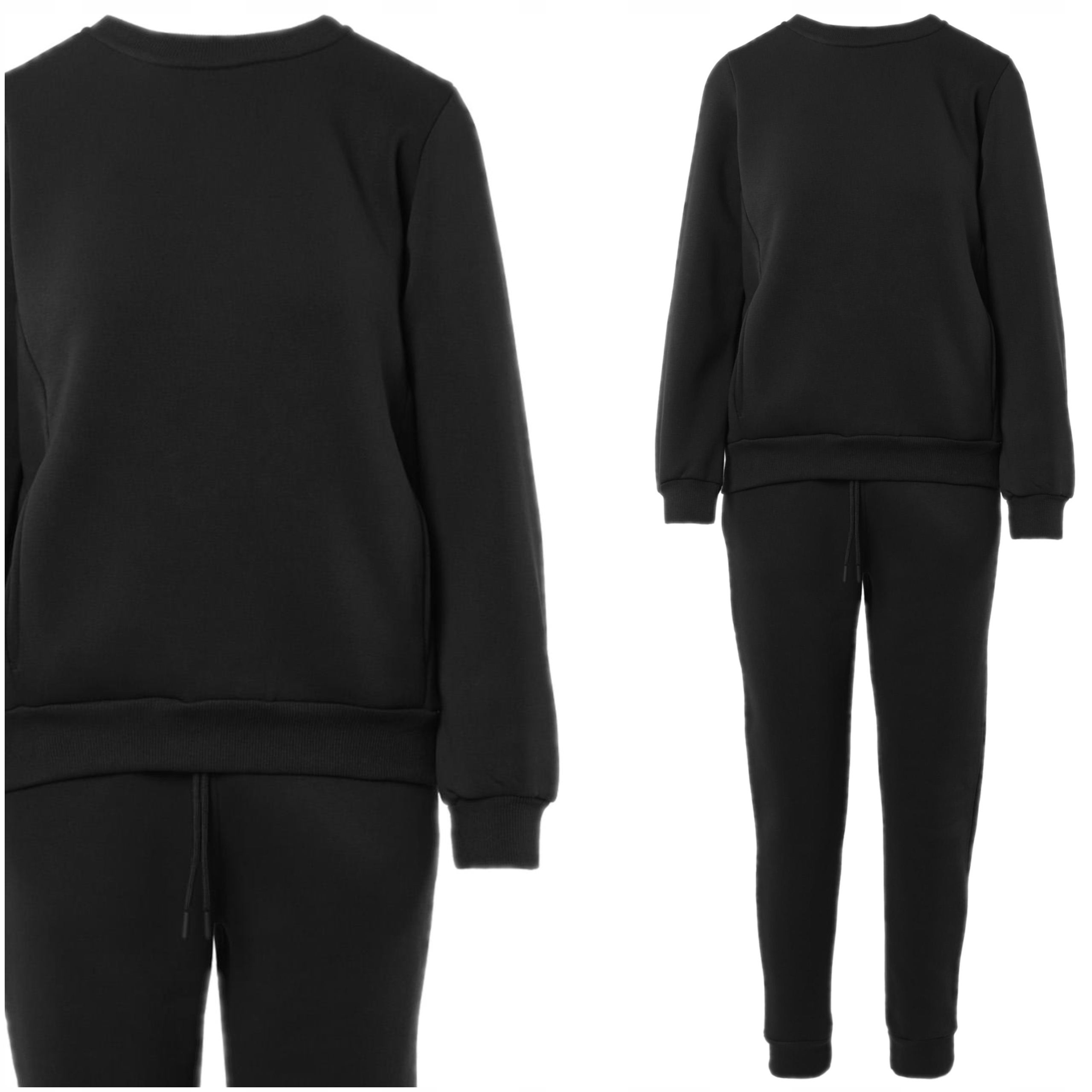 Tepláková Souprava Teplákovka Černá Kalhoty a Mikina Teplá souprava Moraj XL