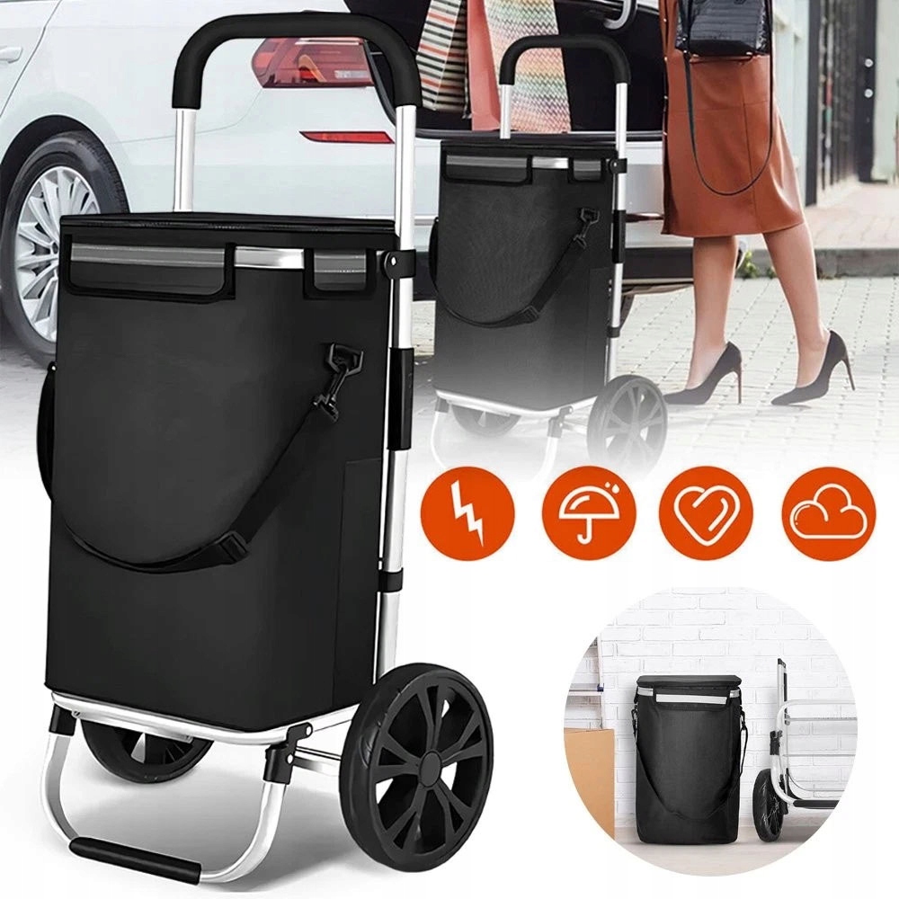 Přepravní Vozík 37 L Z Oxfordského Materiálu S Ramenním Popruhem