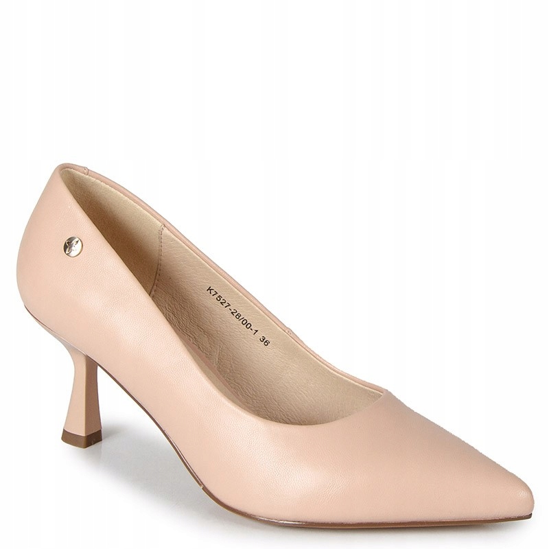 Maciejka K7527-28/00-1 Béžové Kožené Lodičky 39